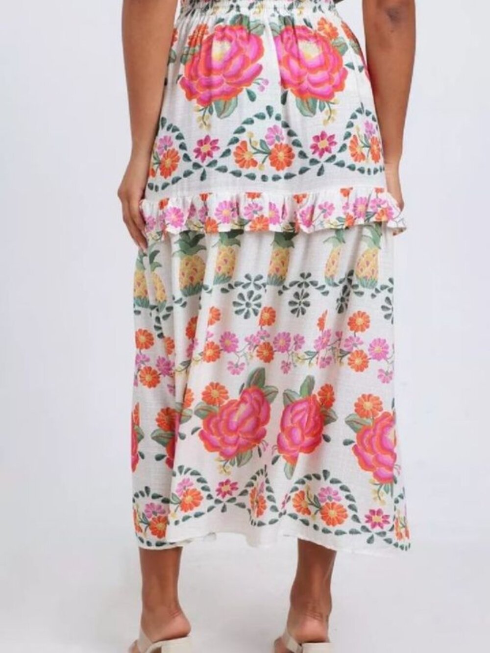 FARM Rio Macaw Blossom Floral Maxi Skirt sz S NWT - Brazil Line Exclusive!!! - Picture 5 of 10